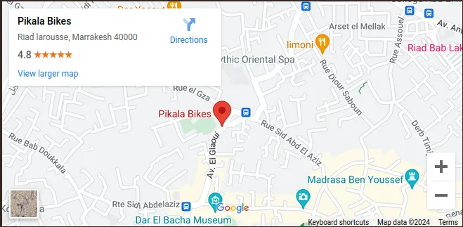 Map to Pikala Bikes